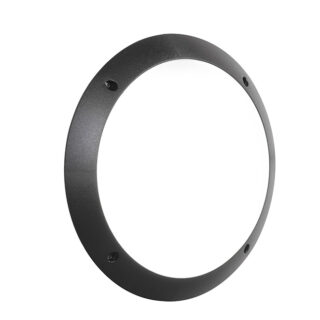 Plafond LUCIA 1xE27 IP66 C.30xL.9xAlt.30cm resina preto