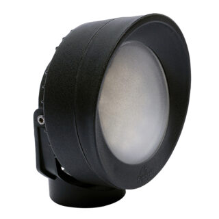 Foco TOMMY 1xGX53 10W botão CCT (3cores) IP66 C.15,2xL.12,2xAlt.16,5cm resina preta