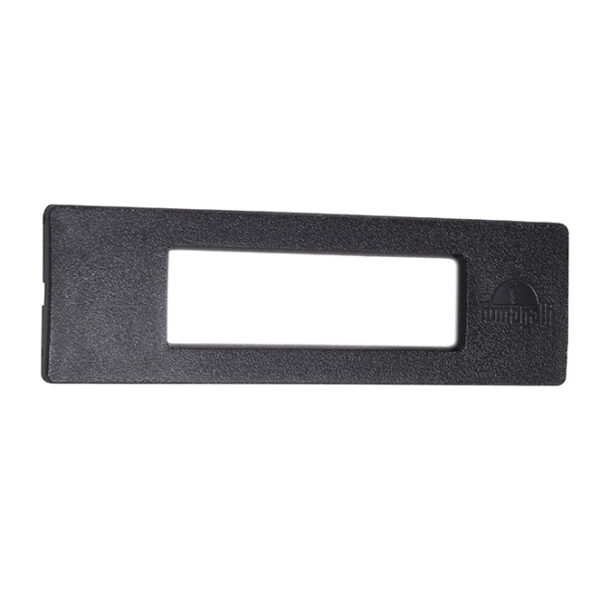 Aplique de encastrar NINA 1xR7s(118mm) 7,5W botãoCCT (3cores) IP55 C.18,5xL.5xAlt.5cm preta