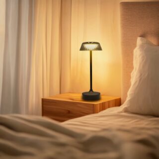 Candeeiro de mesa led Black Irina CCT