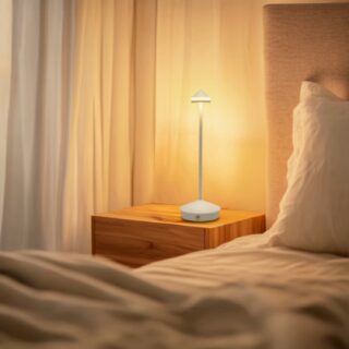 Candeeiro de mesa led White Point 3000K