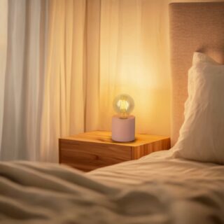 Candeeiro de mesa led Pink Ditadi 2500K