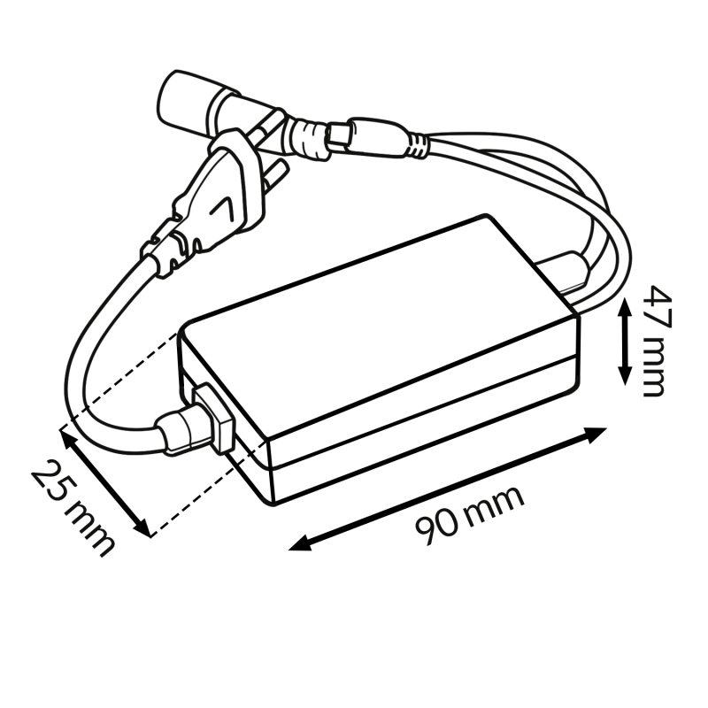 Controlador para mangueira LED multicolorida 220V com controle remoto - Image 2
