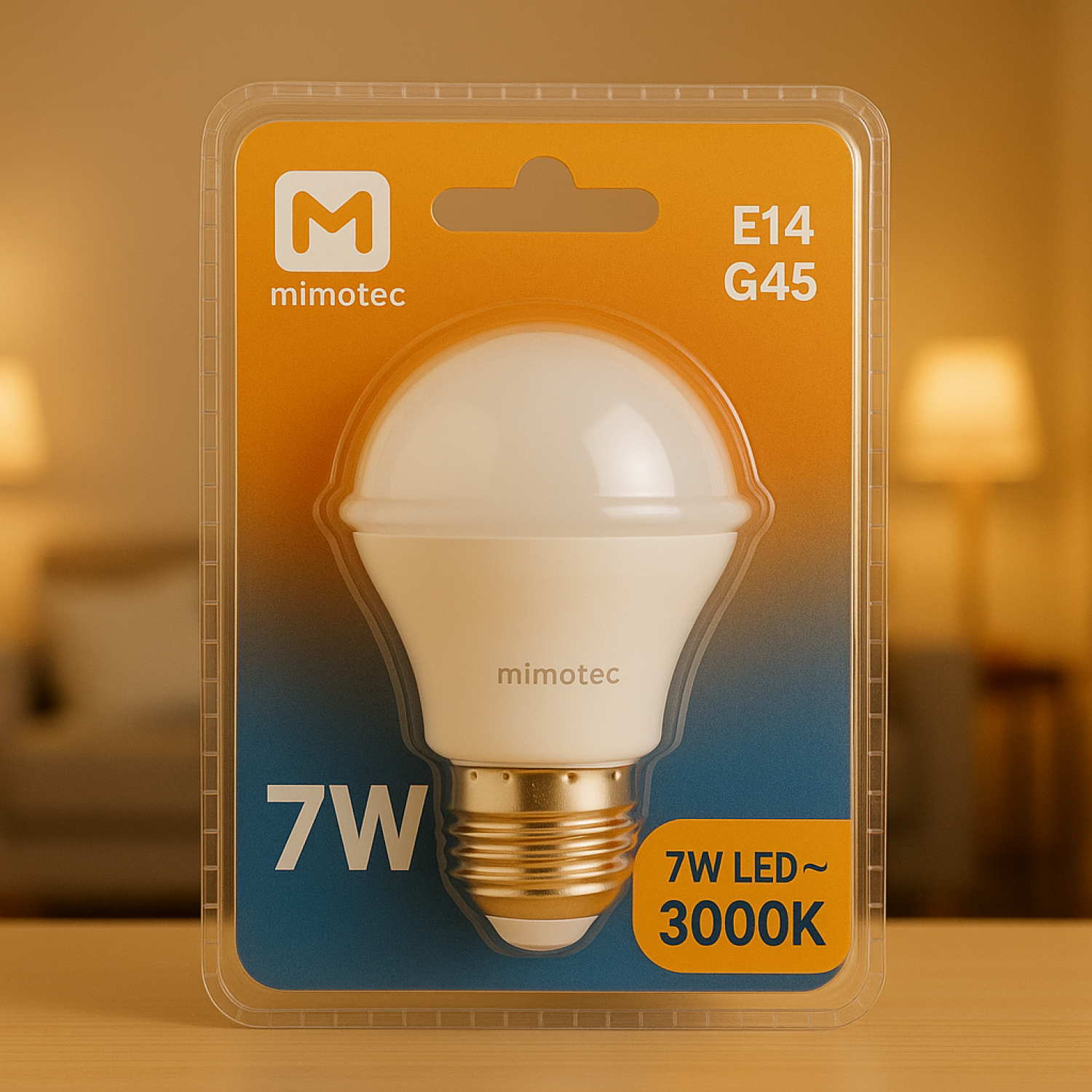 Lâmpada LED E14 G45 7W 6500K