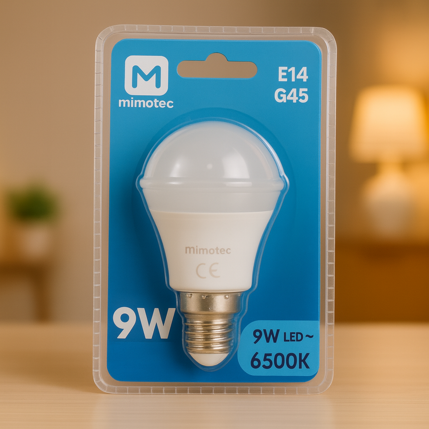 Lâmpada LED E14 G45 9W 4000K