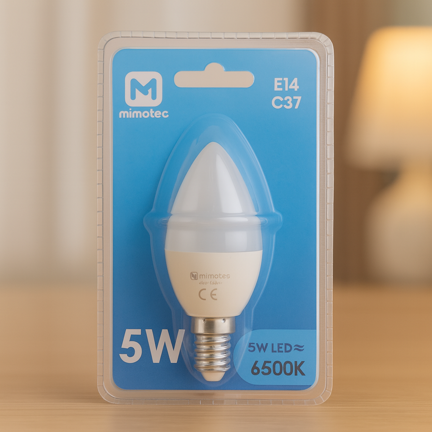 Lâmpada LED C37 E14 5W 3000K