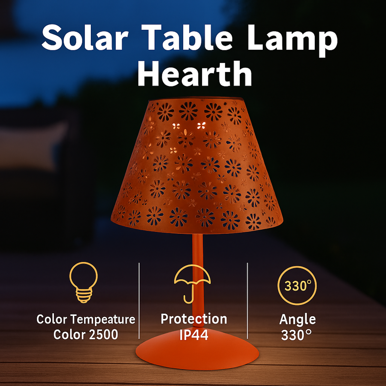 Candeeiro de mesa led Solar Hearth 2500K - Image 3