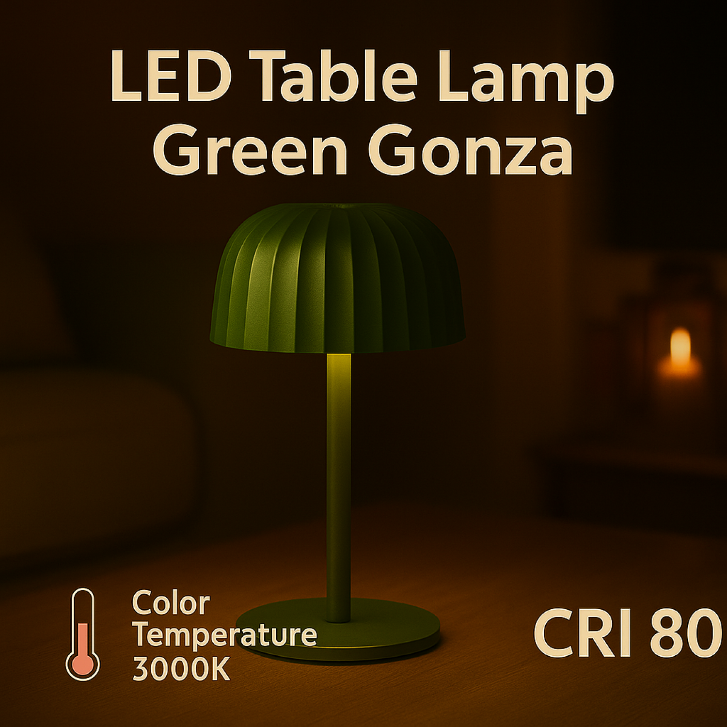 Candeeiro de mesa led Green Gonza 3000K - Image 4