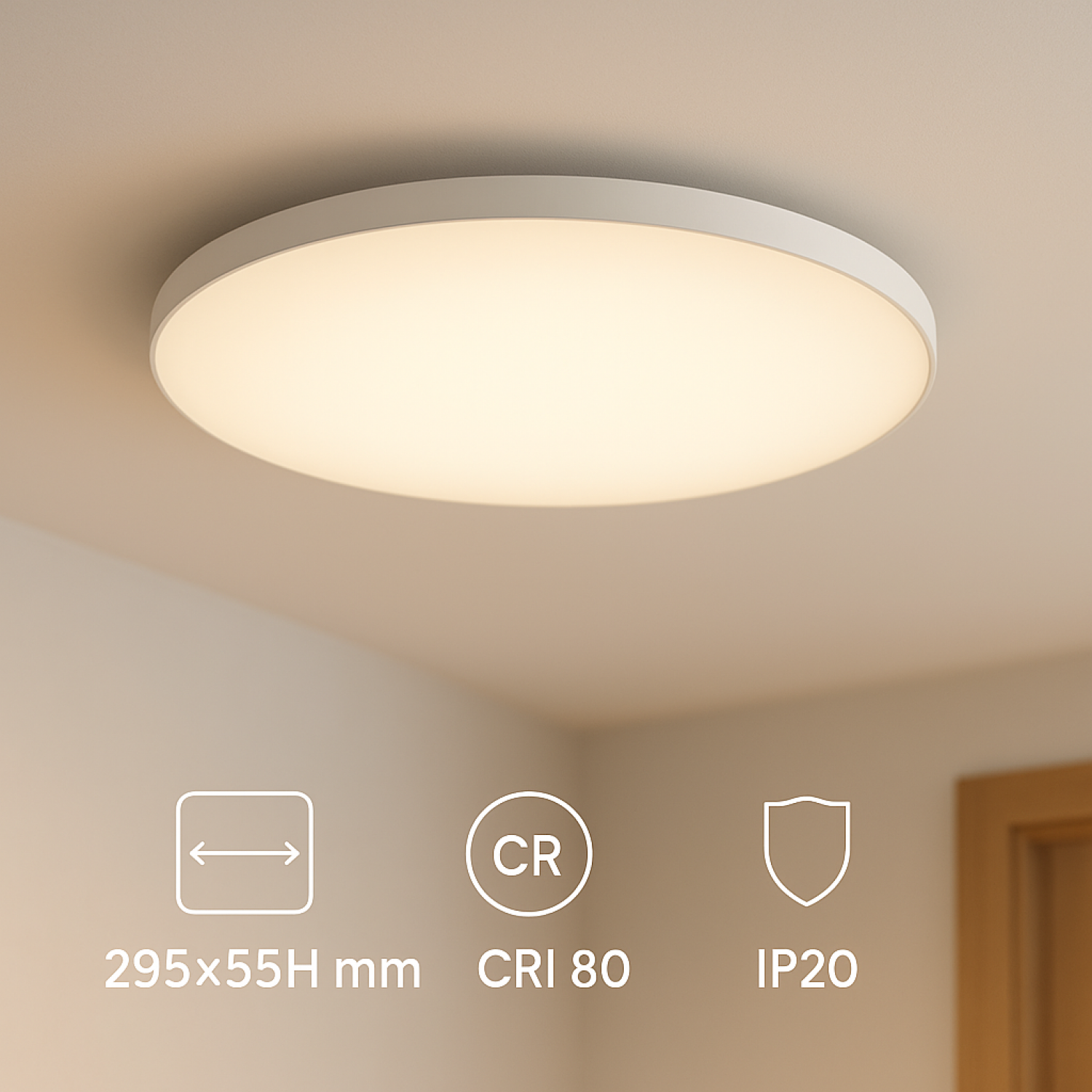 Plafon LED Redondo Boni 48W 4000K - Image 3