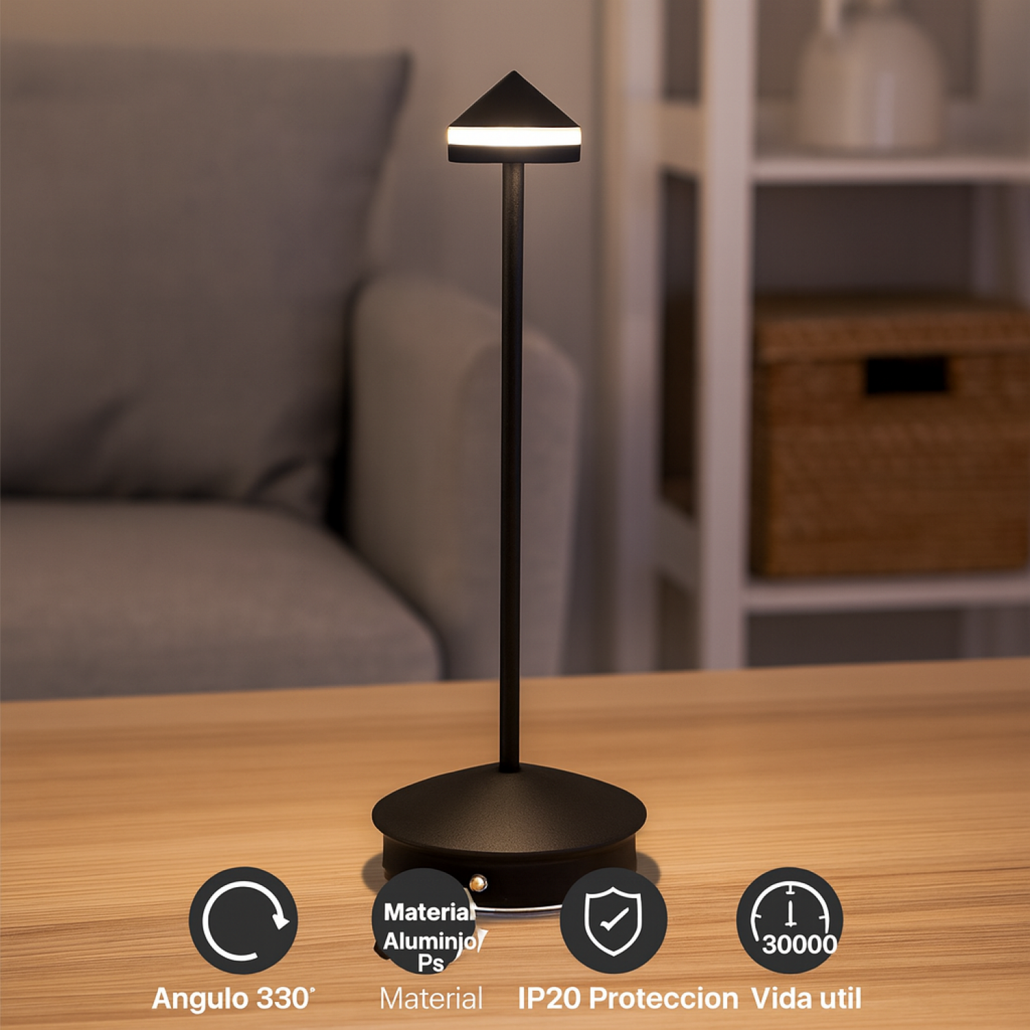 Candeeiro de mesa led Black Point CCT - Image 6