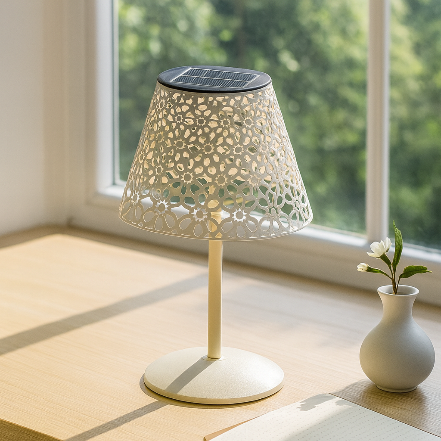 Candeeiro de mesa led Solar White Hearth 2500K - Image 5