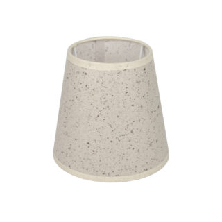 Abat-jour AUTON redondo cónico com encaixe E27 Alt.14xD.15cm creme