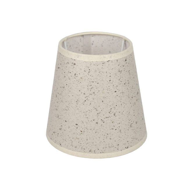Abat-jour AUTON redondo cónico com encaixe E27 Alt.14xD.15cm creme