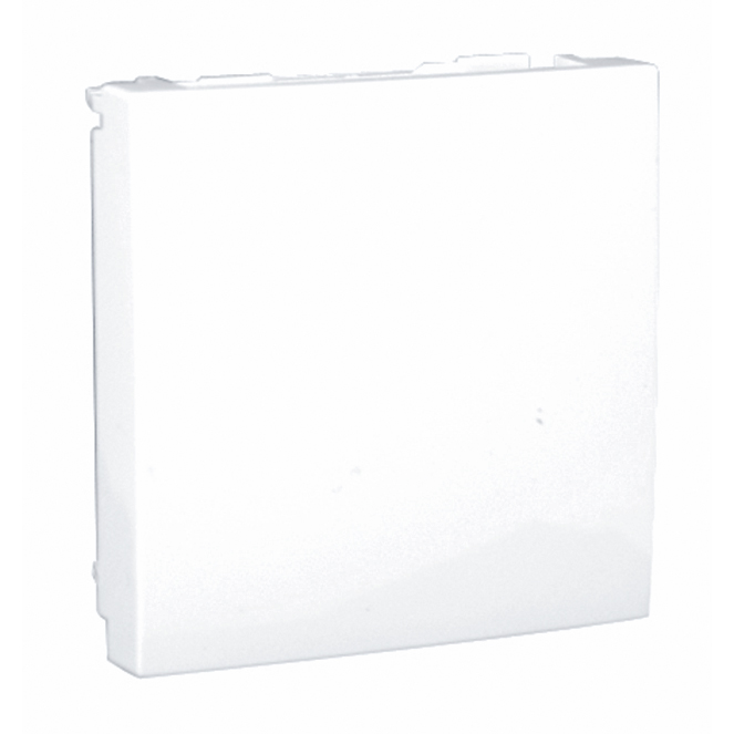 Tampa cega QUADRA45 (2 Modules) branco mate