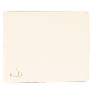 Tecla SIRIUS70 com símbolo campainha marfim