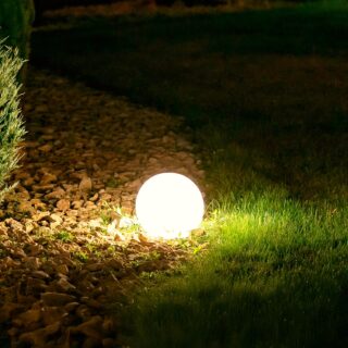 Bola solar LED Sara para exterior 20Ø cm 3000K