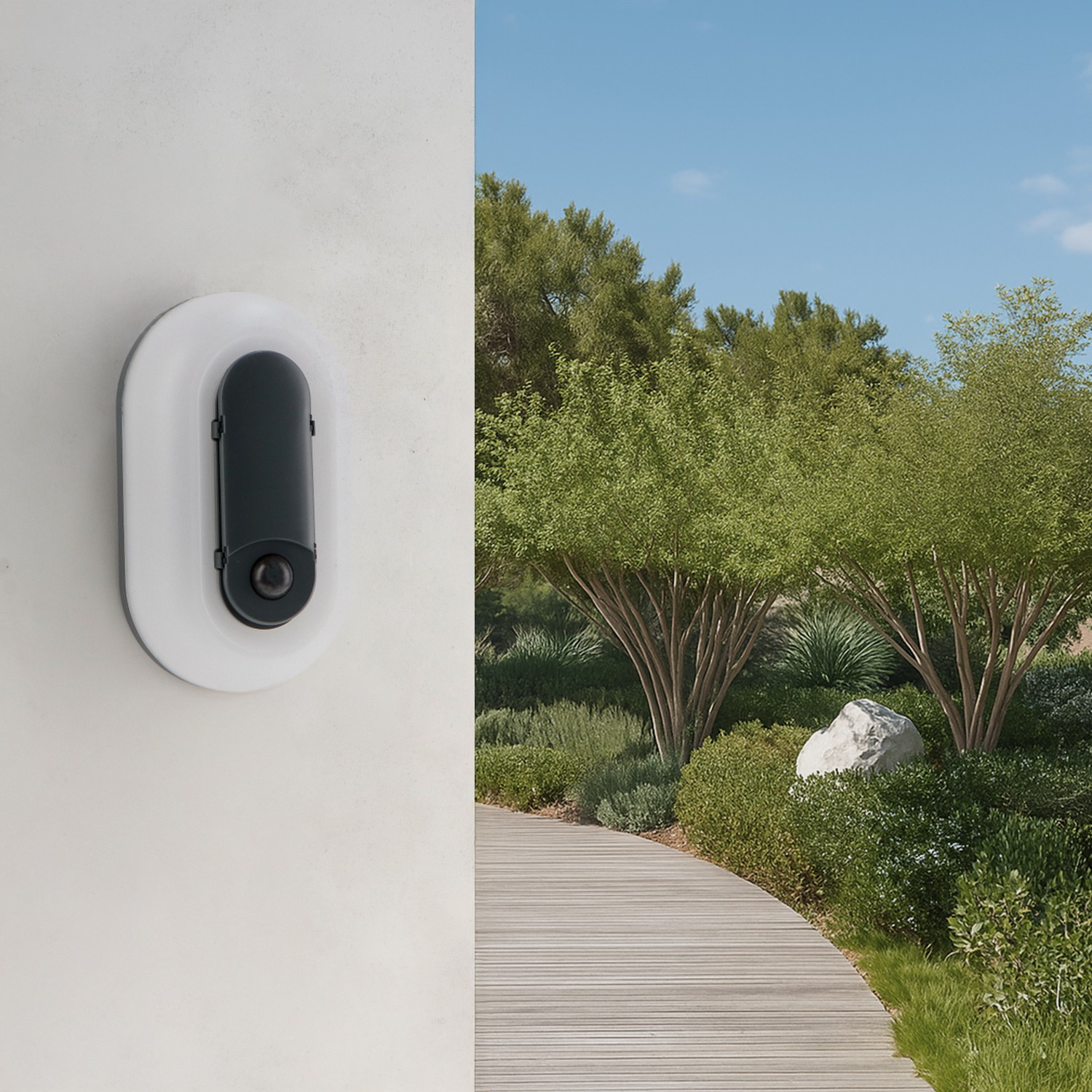 Aplique LED com Sensor Movimento Serena 10-15-18W CCT