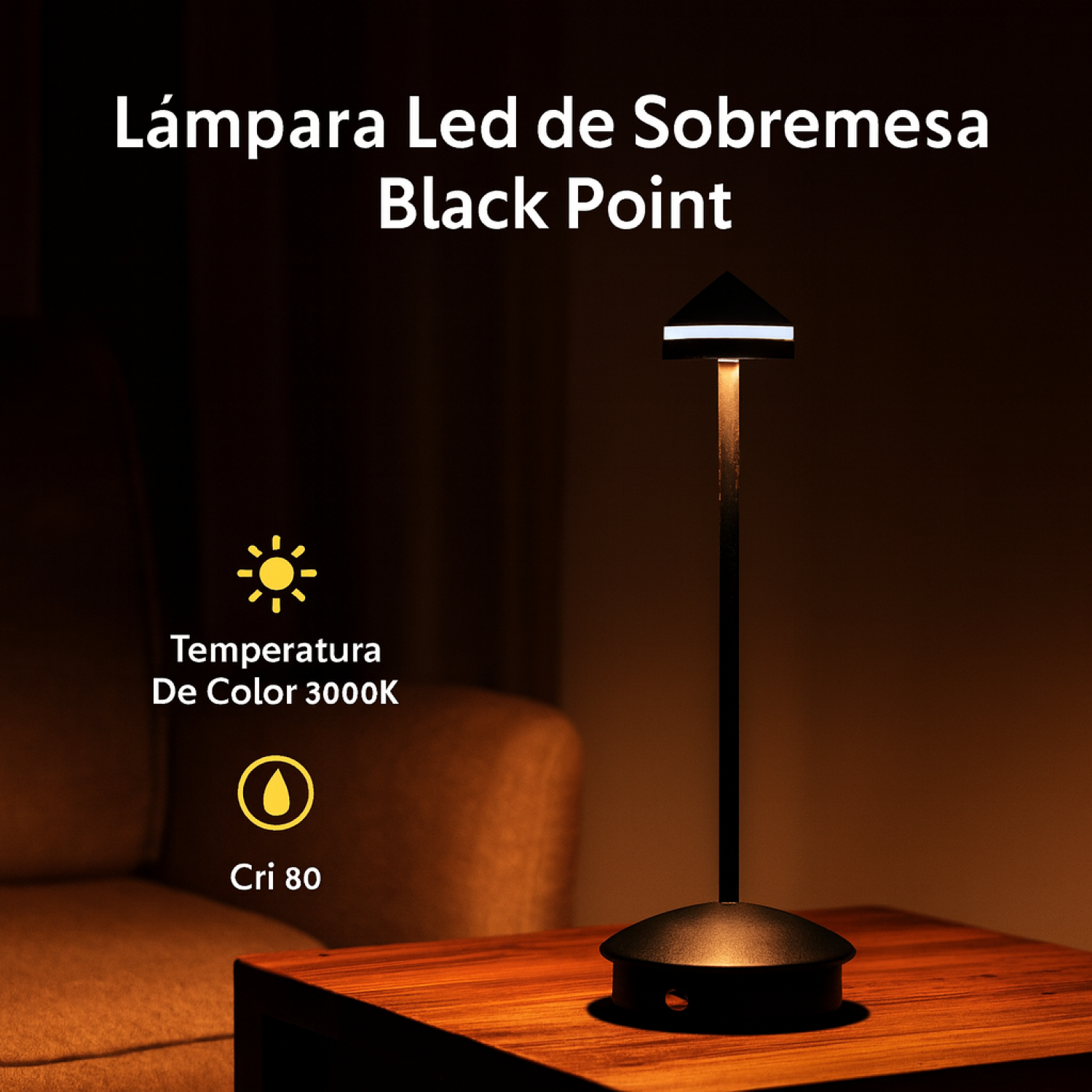 Candeeiro de mesa led Black Point CCT - Image 4