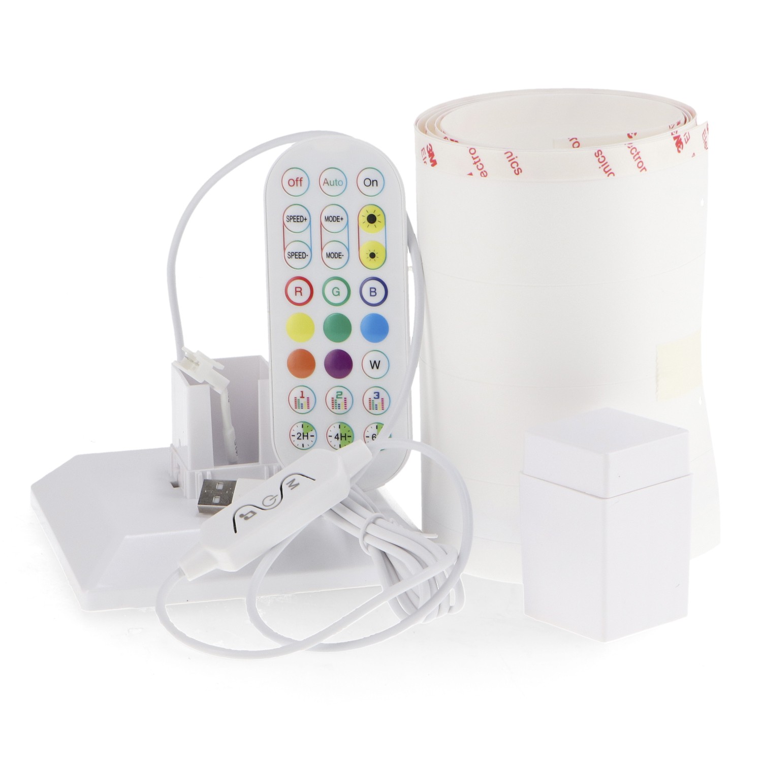 Luminária de chão RGBIC 5V DC com controle remoto e aplicativo RGBIC - Image 5