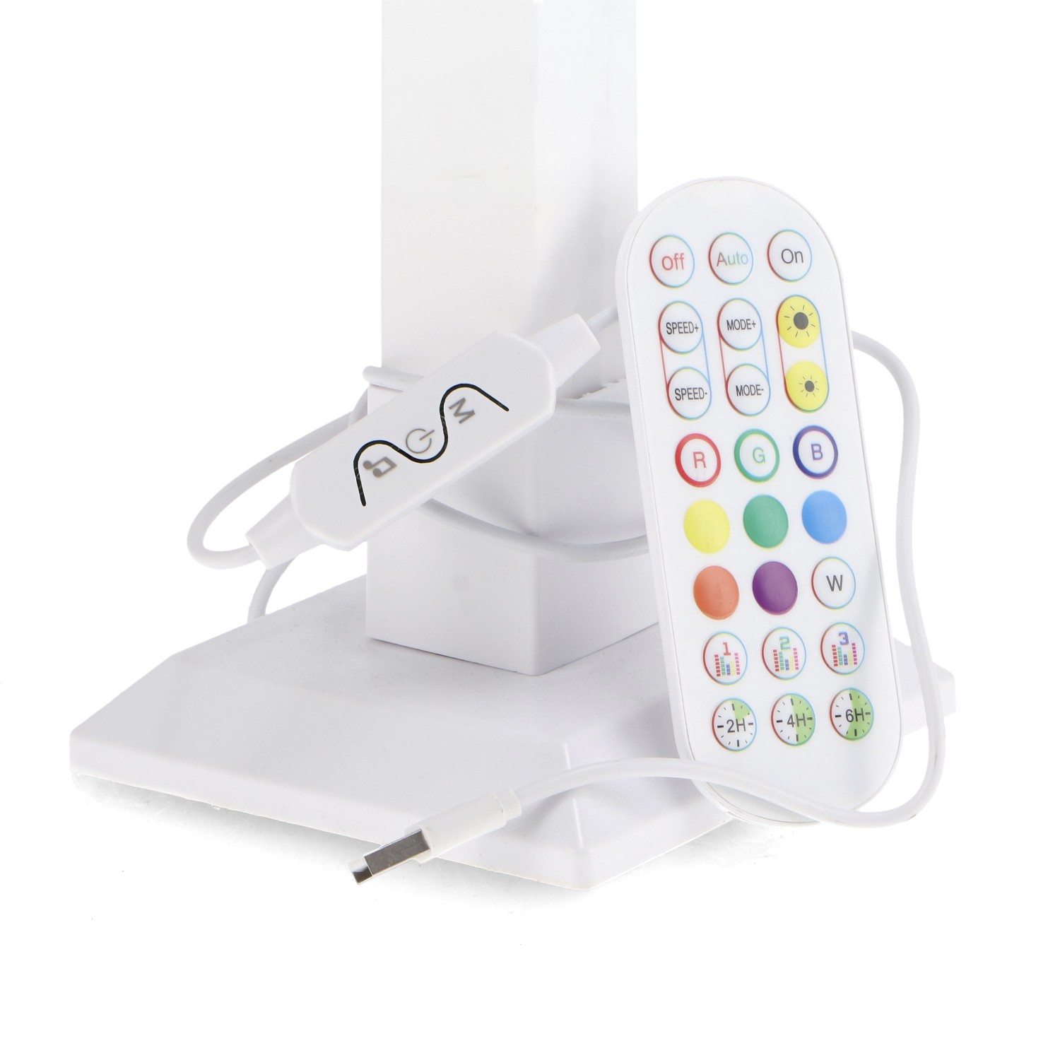 Luminária de chão RGBIC 5V DC com controle remoto e aplicativo RGBIC - Image 6