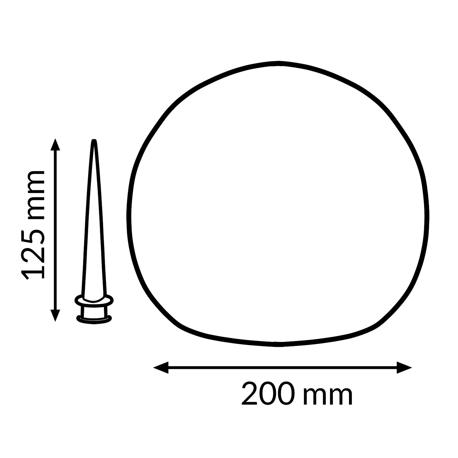 Bola solar LED Sara para exterior 20Ø cm 3000K - Image 2