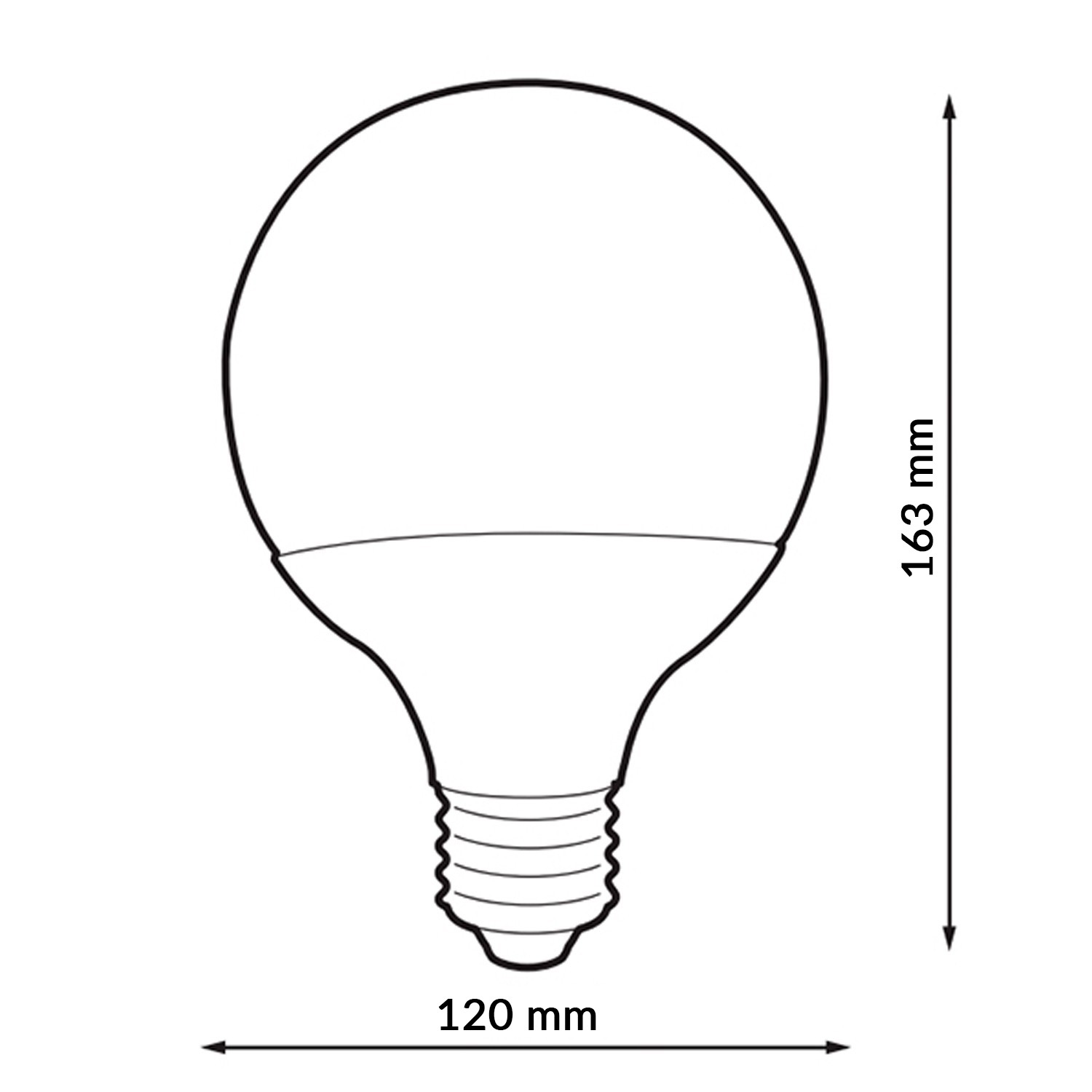 Lâmpada LED E27 G120 24W 6500K - Image 2