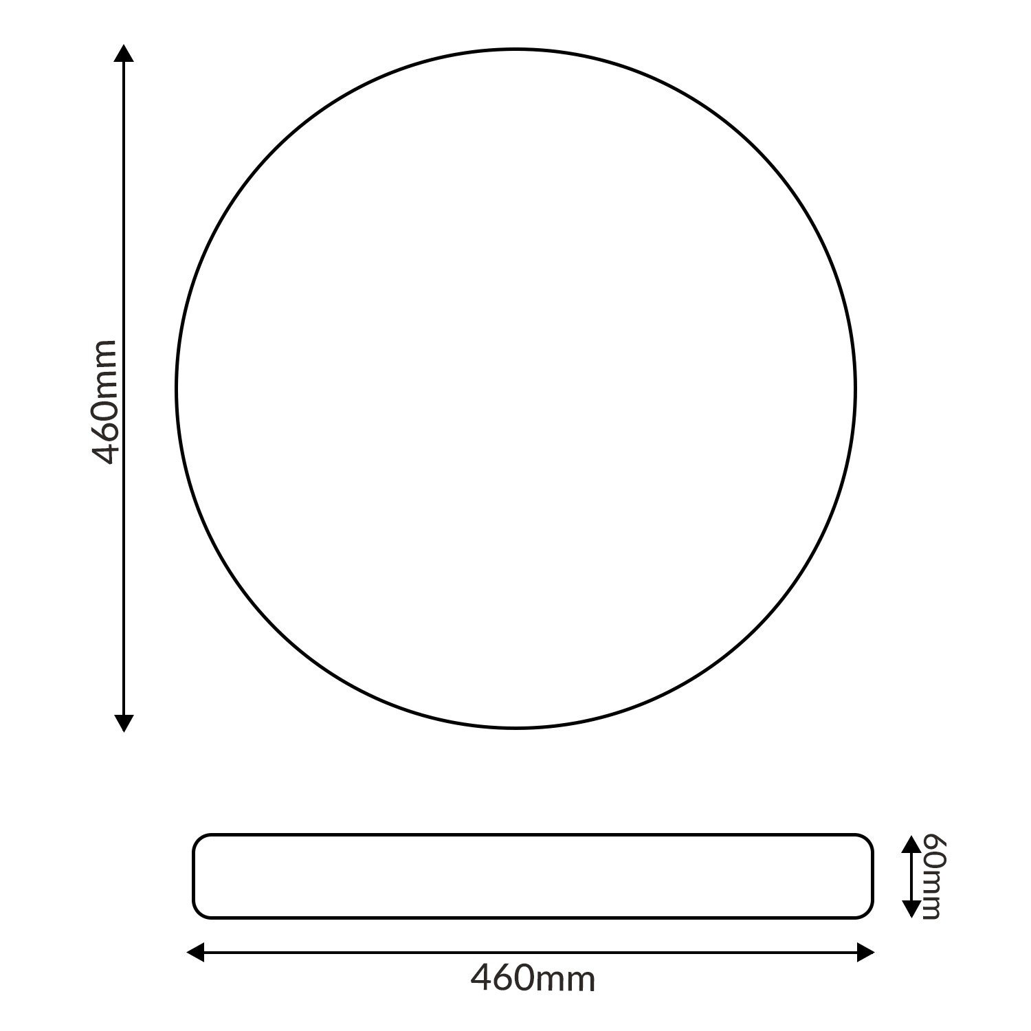 Plafon LED Redondo Boni 48W 4000K - Image 2
