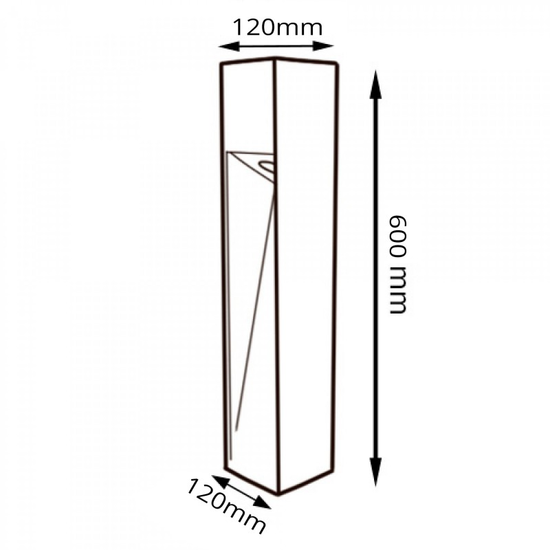 Baliza LED Cora Plus Rust Brown CCT - Image 2