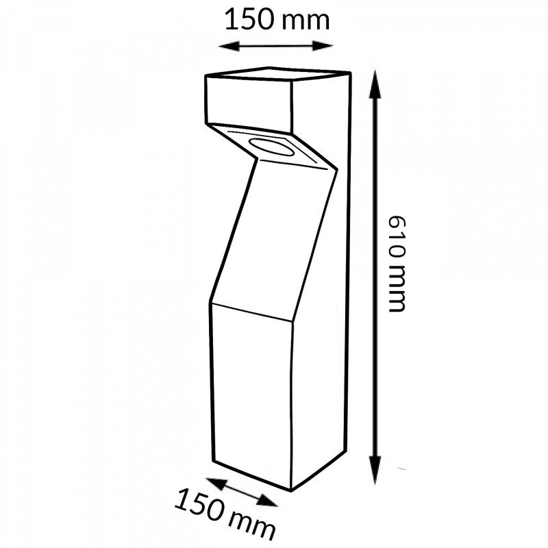 Baliza LED Teba Rust Brown CCT CCT - Image 2