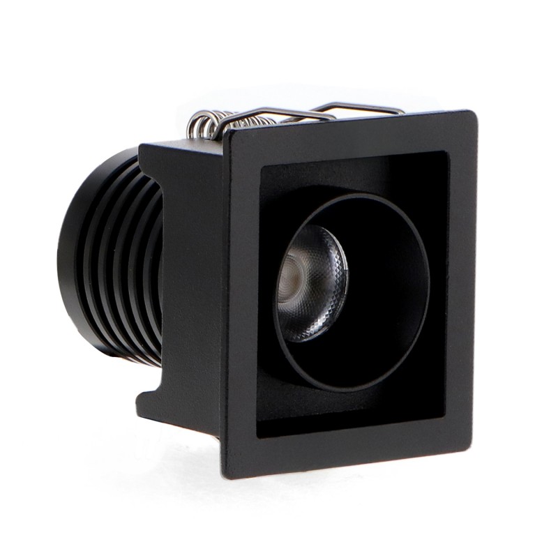 Downlight LED Black Tube Square 5W CCT