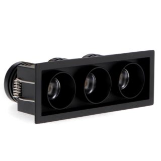 Downlight LED Black Fix Square 15W CCT