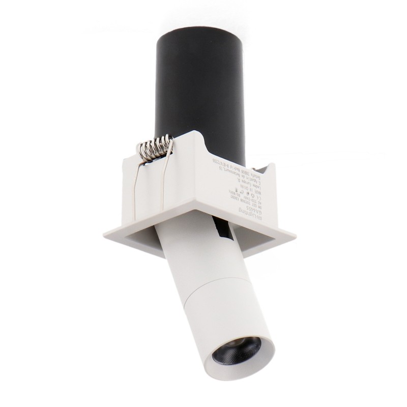 Downlight LED direccionável White Tube Square 5W CCT