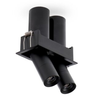 Downlight LED direccionável Black Tube Square 10W CCT