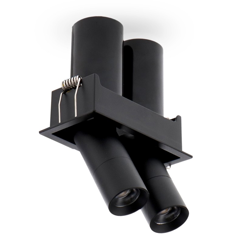 Downlight LED direccionável Black Tube Square 10W CCT