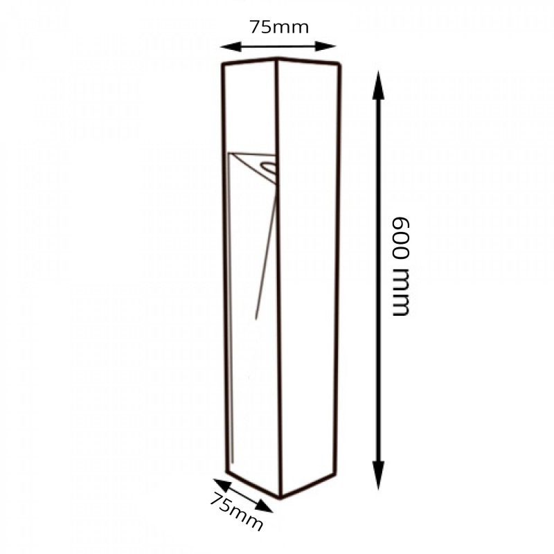 Baliza LED Bornos Plus Rust Brown CCT - Image 2