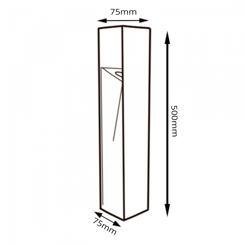 Baliza LED Bornos Rust Brown CCT CCT - Image 2