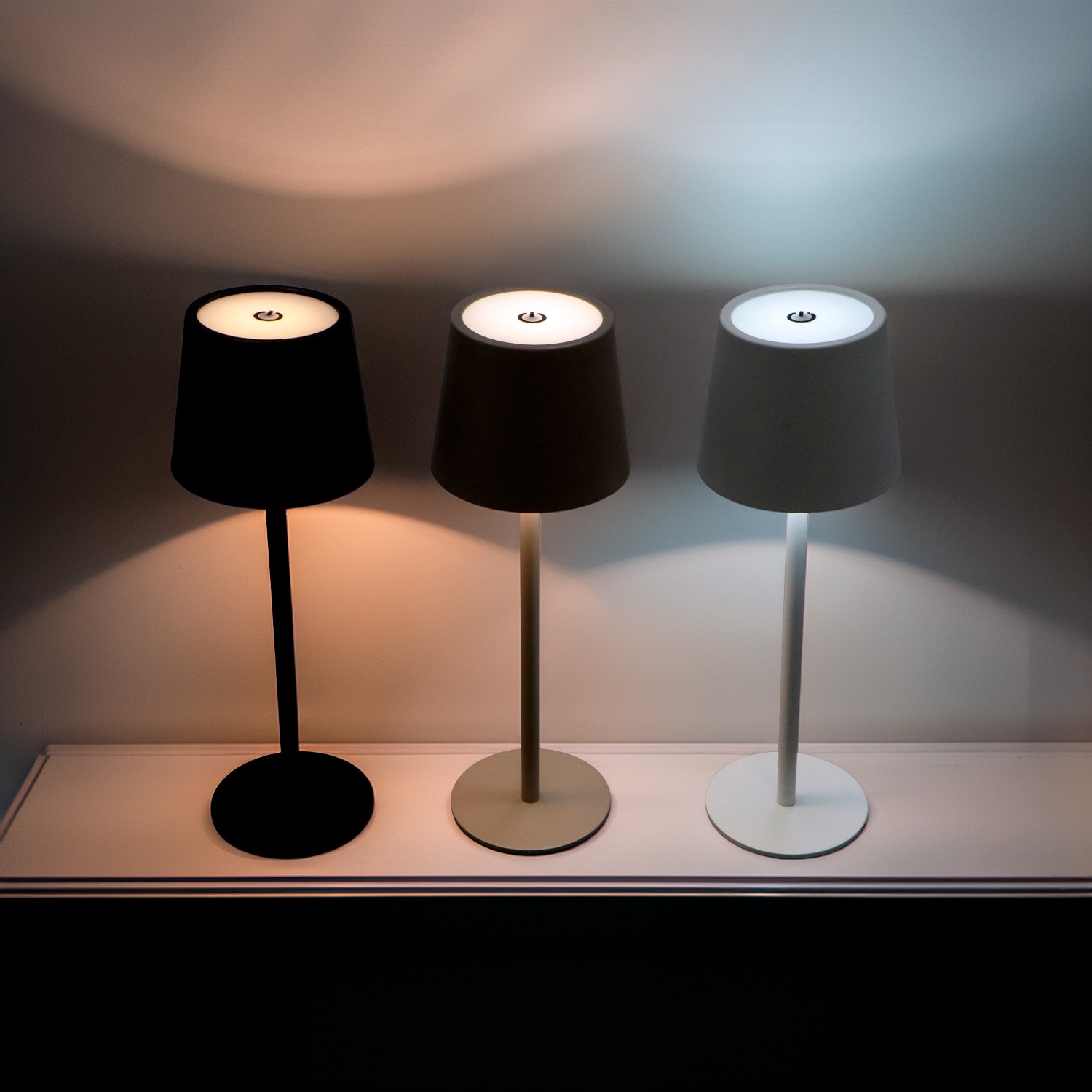 Candeeiro de mesa led Black Serena CCT - Image 7