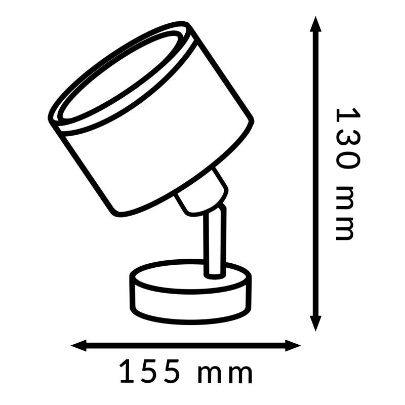 Lâmpada de teto série Vélez 1 lâmpadas E14 - Image 2