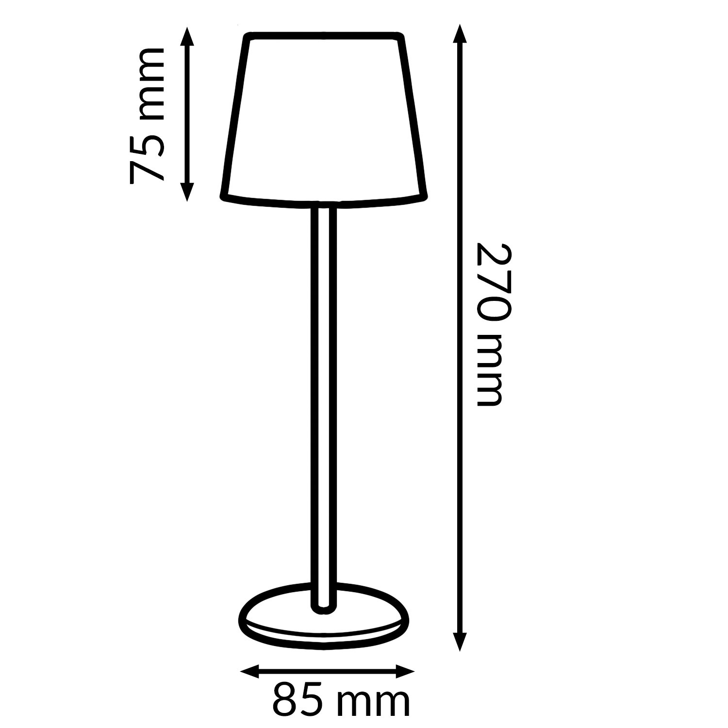 Candeeiro de mesa led Black Serena CCT - Image 2
