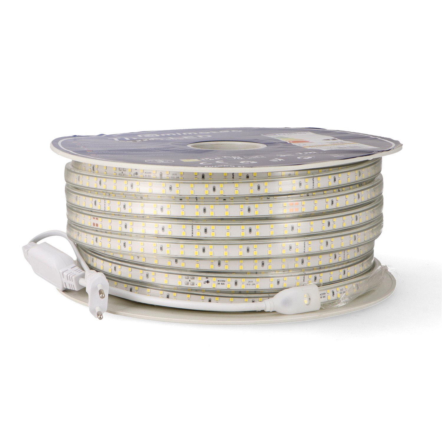 Fita LED 220V SMD Max 14W/m - 50 metros 4500K