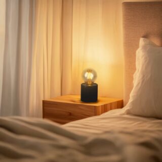 Candeeiro de mesa led Black Ditadi 2500K