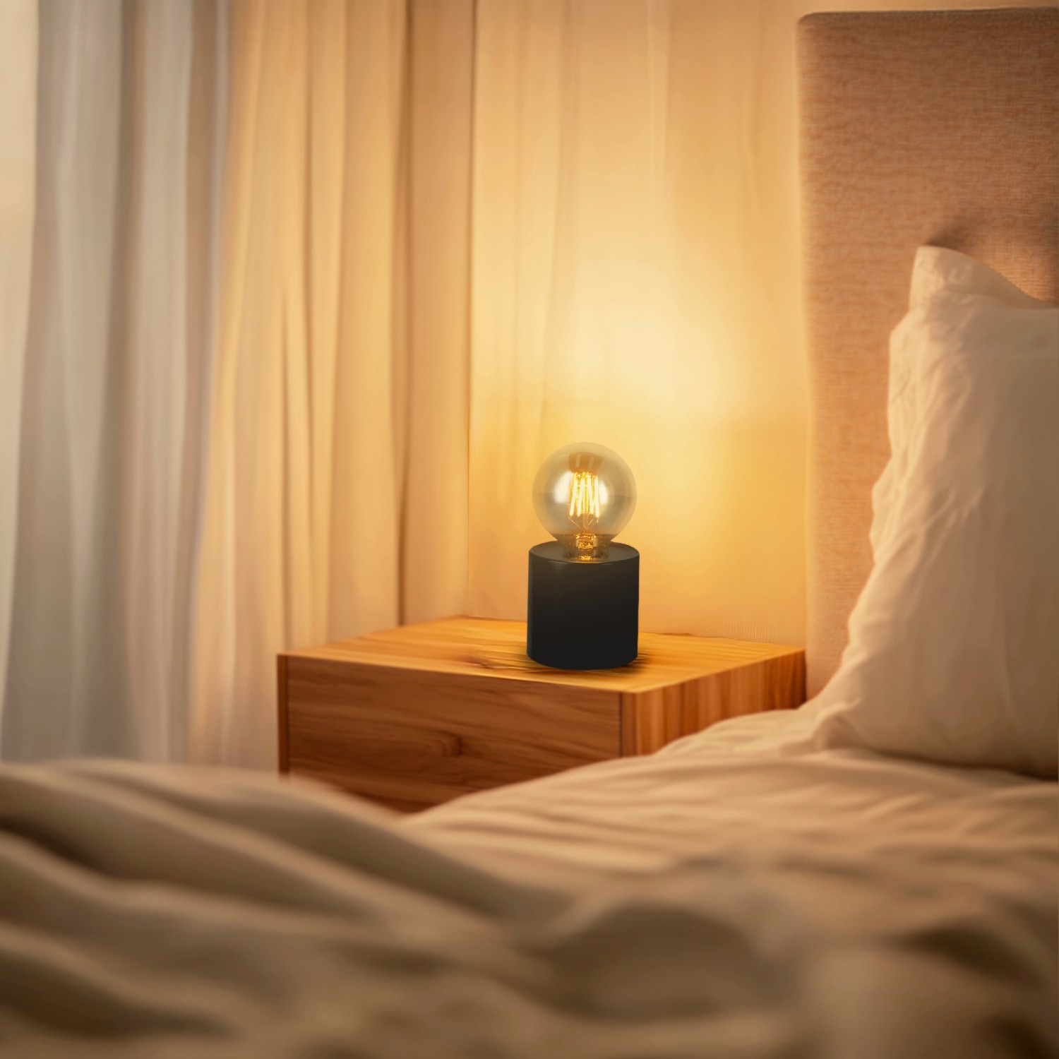 Candeeiro de mesa led Black Ditadi 2500K