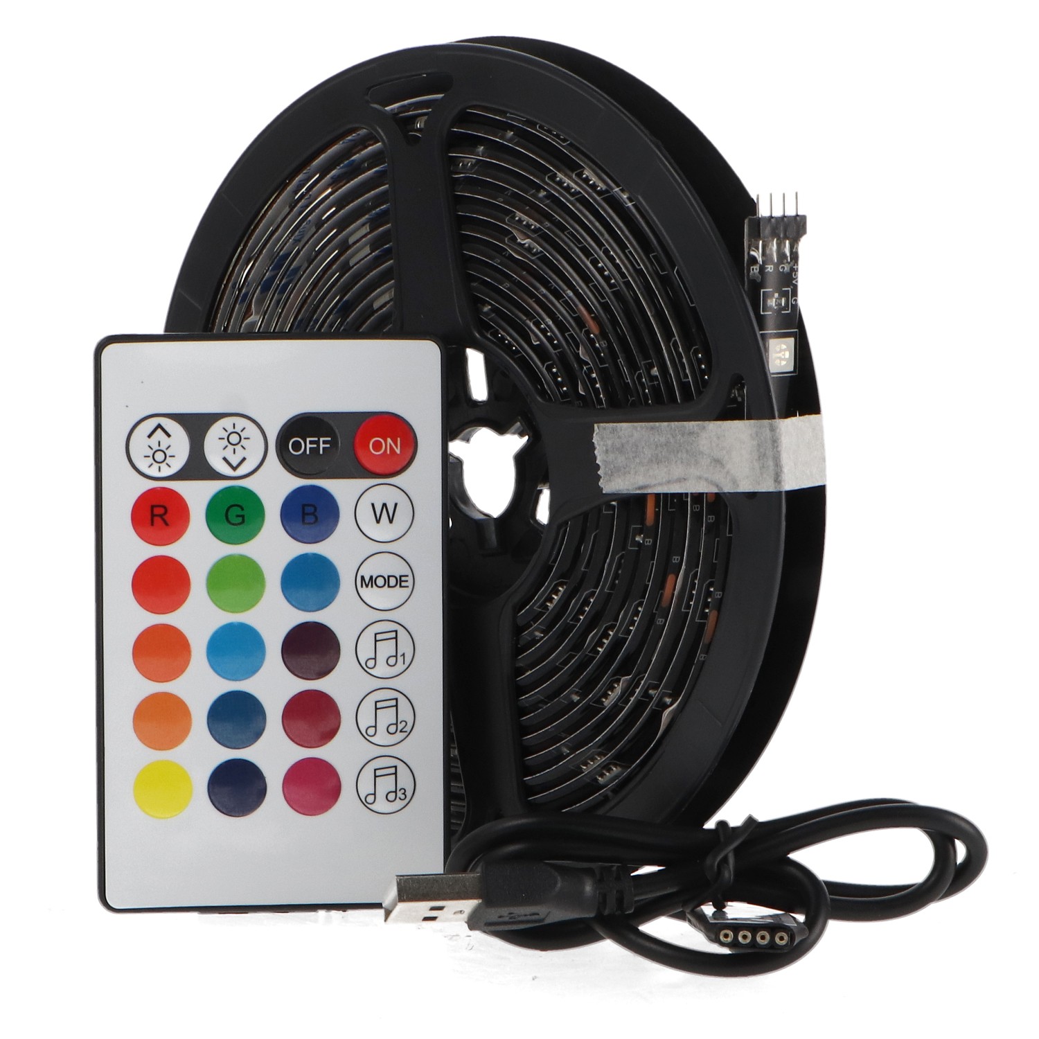 Pack Fita LED USB 5V RGB - 3 metros RGB - Image 3