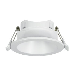 Aro de encastrar ONIRO ABS redondo Alt.4xD.8,3cm em ABS branco