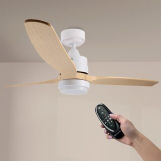 Ventoinha de Teto LED White Sara CCT