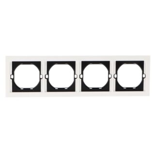 Moldura PC 4 Módulos CC-CL Branco