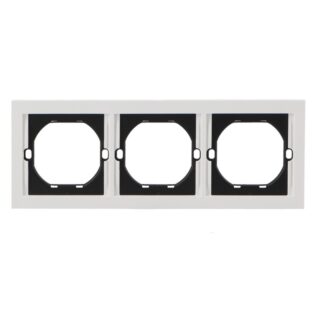 Moldura PC 3 Módulos CC-CL Branco