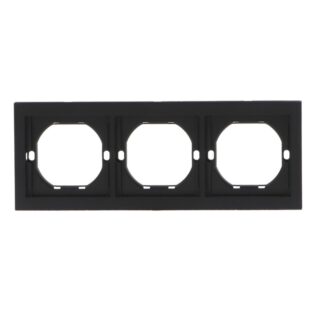 Moldura PC 3 Módulos CC-CL Preto