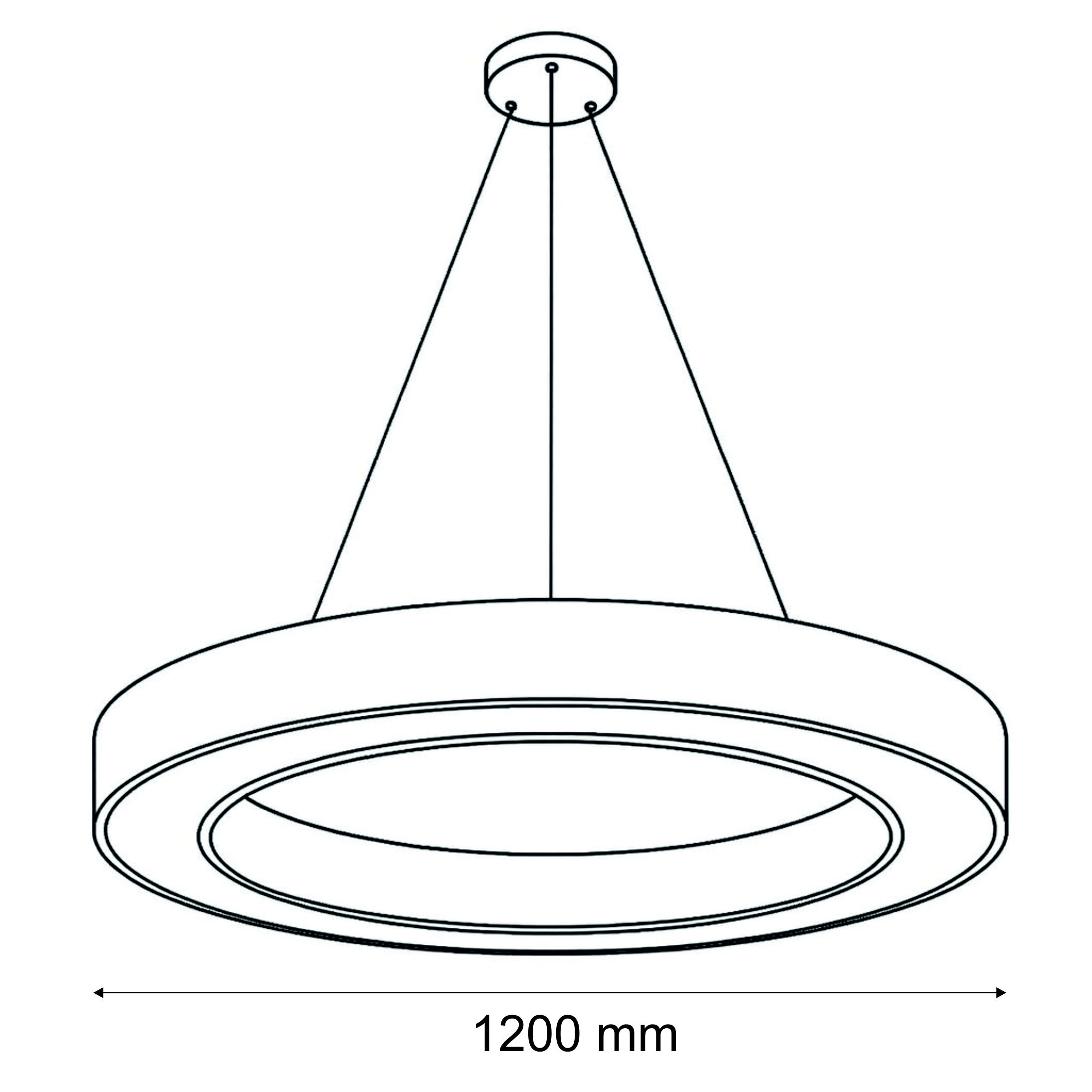 Candeeiro Suspenso LED 86W 4200K Ø 1200mm - Image 2
