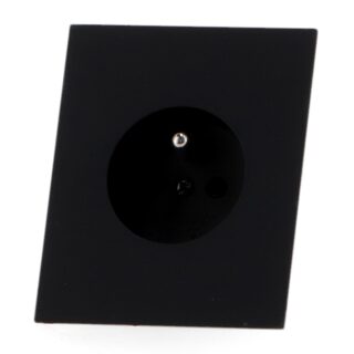 Tomada Schuko Francês - CC Preto